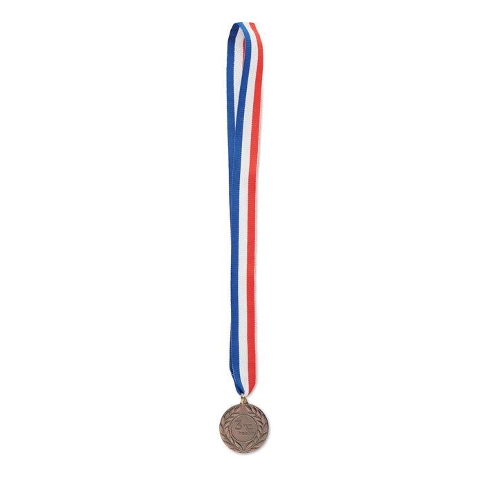Branded 5cm Iron Medal with Ribbon colour option 01