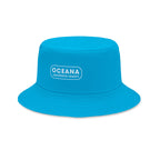 Branded Brushed Cotton Bucket Hat 260gsm in Blue