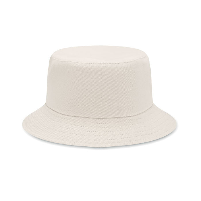 Branded Brushed Cotton Bucket Hat 260gsm in Brown