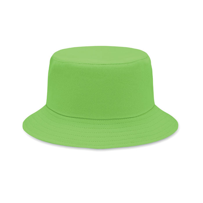 Branded Brushed Cotton Bucket Hat 260gsm in Green