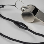 Branded Metal Whistle with Lanyard without branding