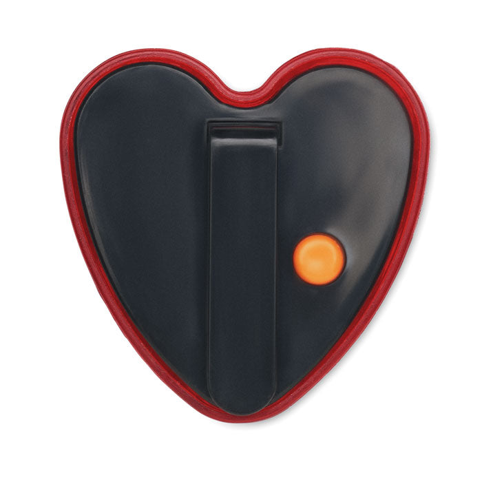 Branded Heart Shaped Reflector Light without branding