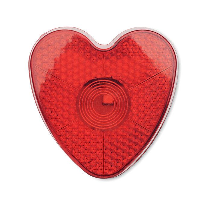 Branded Heart Shaped Reflector Light without branding