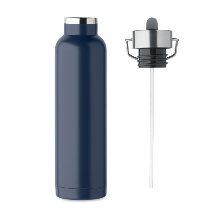 Branded Vacuum Bottle with Built-In Straw without branding
