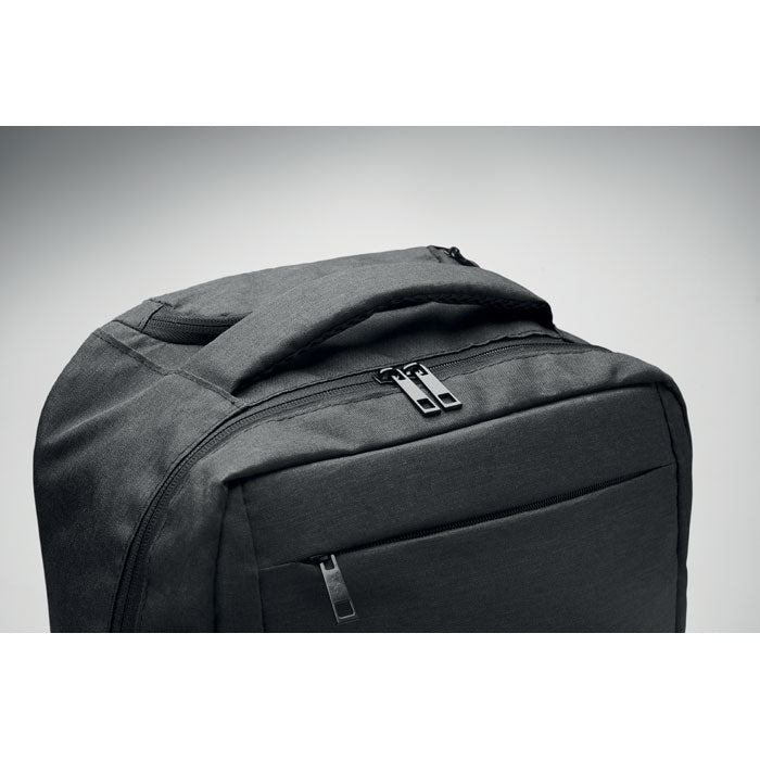 Branded 480D RPET Backpack Trolley in use