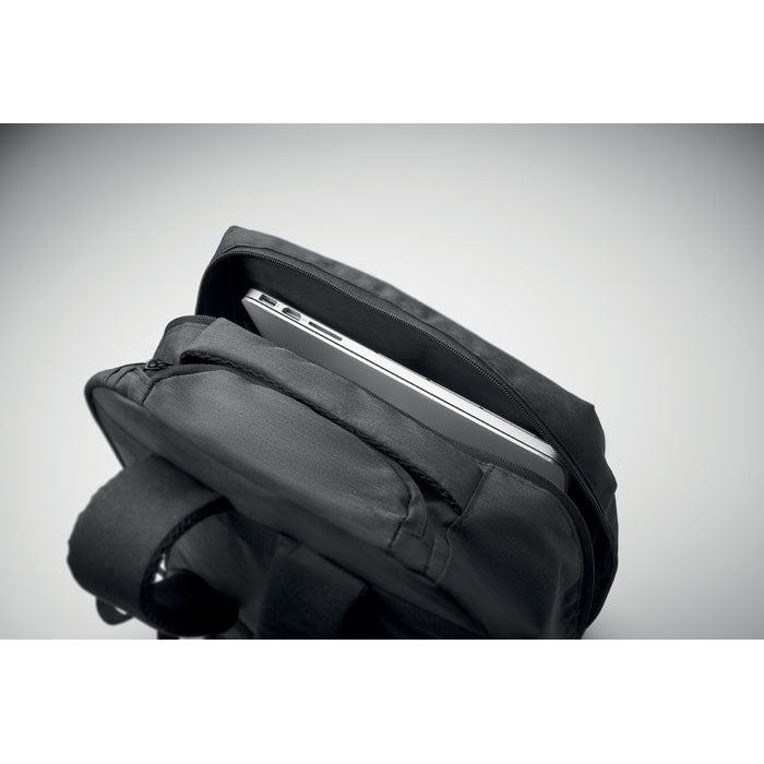 Branded 480D RPET Backpack Trolley in use