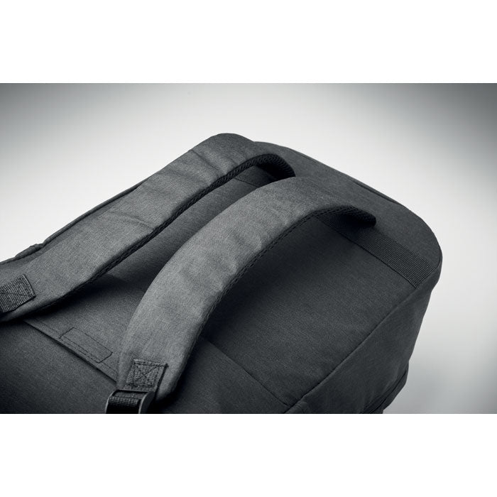 Branded 480D RPET Backpack Trolley in use