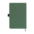 Branded A5 PU Notebook with Front Phone Pocket in use
