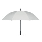 Branded 27 Inch RPET Windproof Umbrella in White