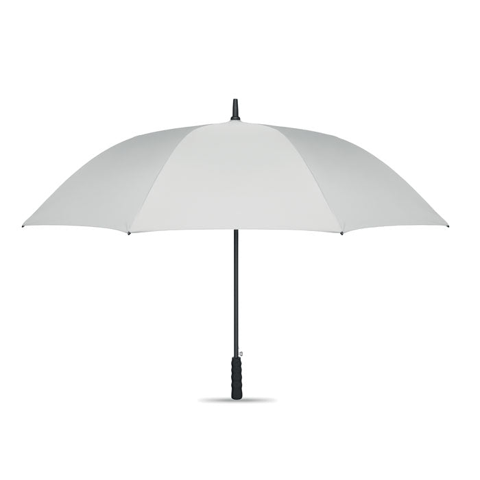Branded 27 Inch RPET Windproof Umbrella in White