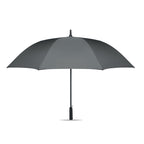 Branded 27 Inch RPET Windproof Umbrella in Grey