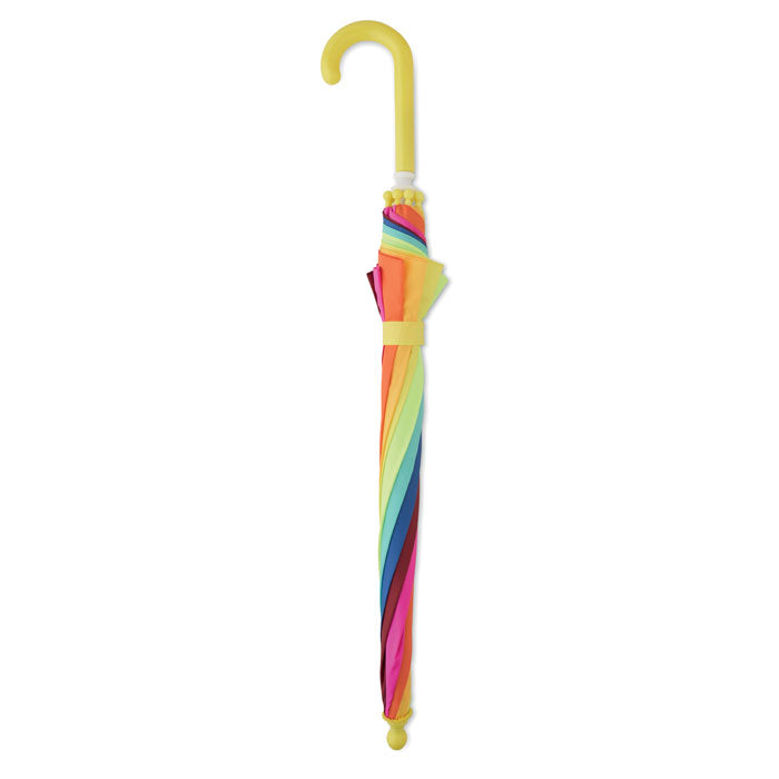 Branded Kids 18 Inch Rainbow Umbrella without branding
