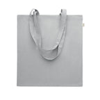 Branded Recycled Cotton Shopping Bag 38 x 42cm in Grey