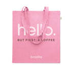 Branded Recycled Cotton Shopping Bag 38 x 42cm colour option 11