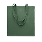 Branded Recycled Cotton Shopping Bag 38 x 42cm in Green