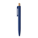 Branded Recycled ABS Pen with Bamboo Button without branding