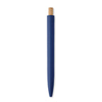 Branded Recycled ABS Pen with Bamboo Button without branding