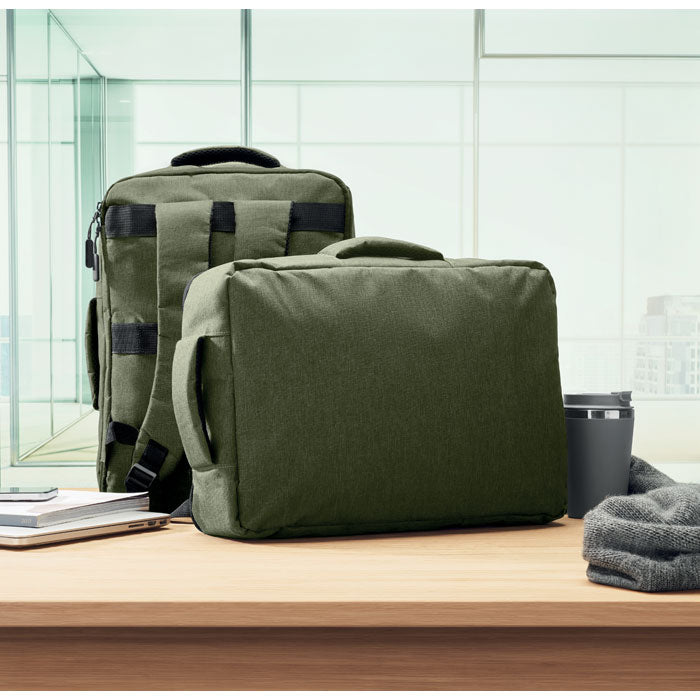 Branded Slim 15 Inch Laptop Backpack 41 x 29 x 11cm in use