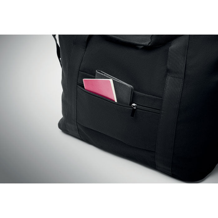 Branded Weekend Bag Recycled Material in use