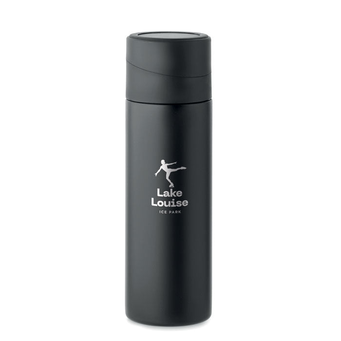 Branded Vacuum Bottle with Phone Holder Ring