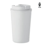 Branded PLA Corn Tumbler in White