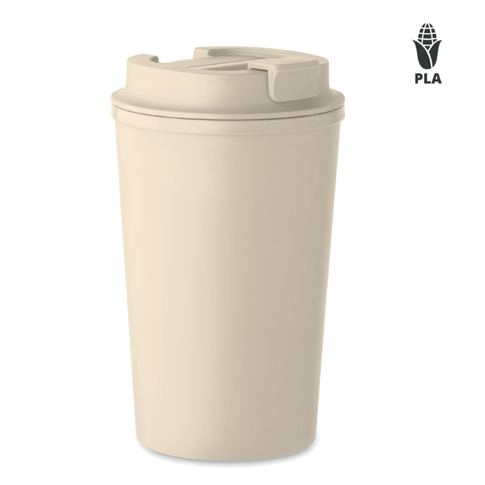 Branded PLA Corn Tumbler in Brown
