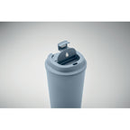 Branded PLA Corn Tumbler in use