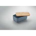 Branded PLA Corn Lunch Box with Bamboo Lid 1000ml without branding