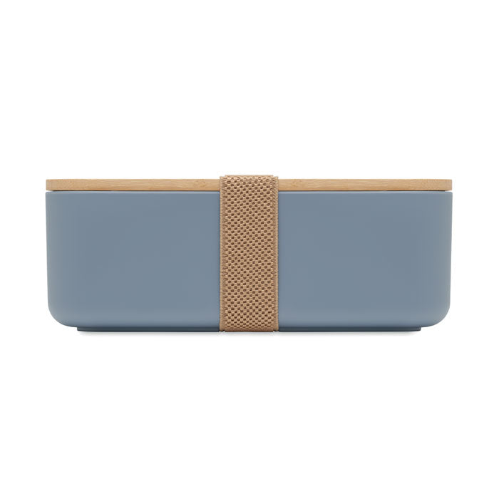Branded PLA Corn Lunch Box with Bamboo Lid 1000ml without branding