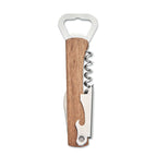 Branded 3 in 1 Acacia Wood Bottle Opener without branding