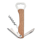 Branded 3 in 1 Acacia Wood Bottle Opener