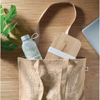 Branded Bottle and Lunch Box Gift Set in use