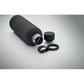 Recycled Stainless Steel Water Bottle with Rubber Finish