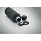 Branded Stainless Steel and Rubber Water Bottle