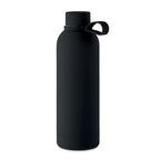 Branded Stainless Steel and Rubber Water Bottle
