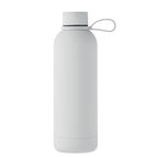 Branded Stainless Steel and Rubber Water Bottle