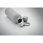 Branded Stainless Steel and Rubber Water Bottle