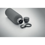 Branded Stainless Steel and Rubber Water Bottle