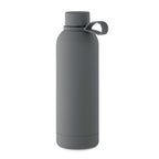 Branded Stainless Steel and Rubber Water Bottle