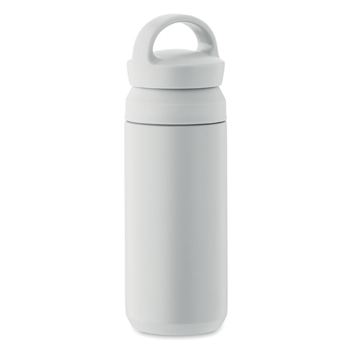 Branded Water Bottle with Double Lid Opening without branding