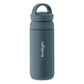 Water Bottle with Double Lid Opening