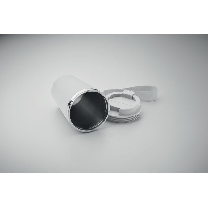 Branded Travel Mug with Strap