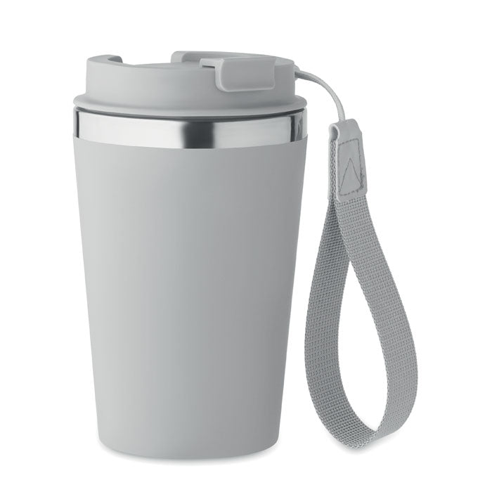 Branded Travel Mug with Strap