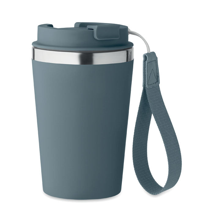 Branded Travel Mug with Strap