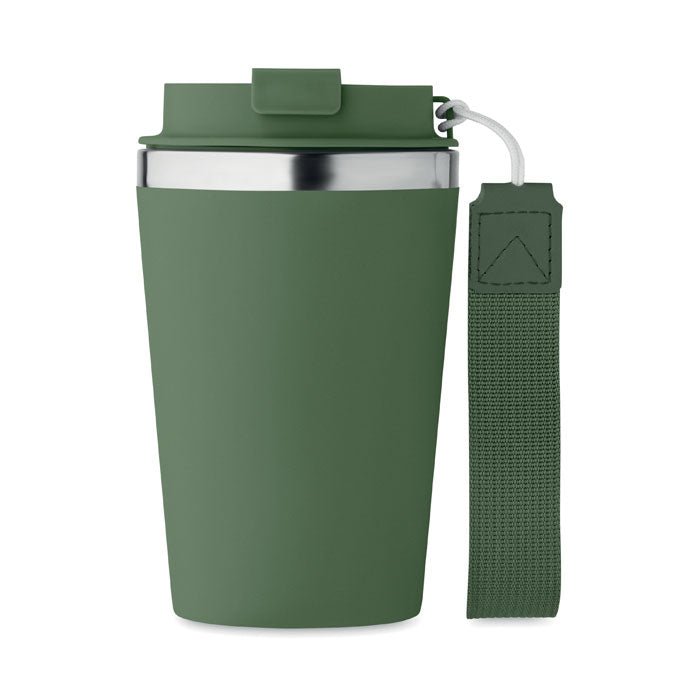 Branded Travel Mug with Strap