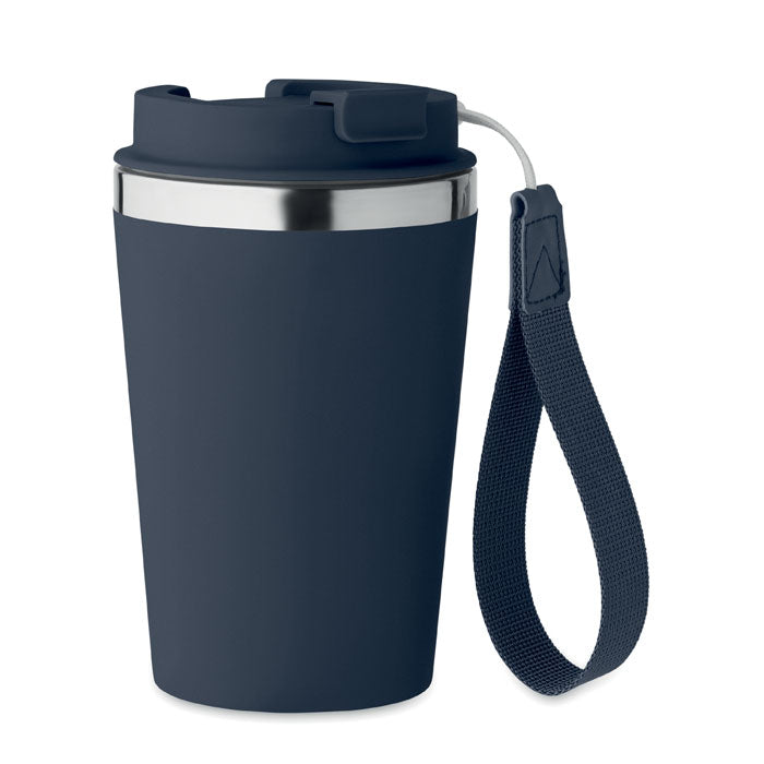 Branded Travel Mug with Strap