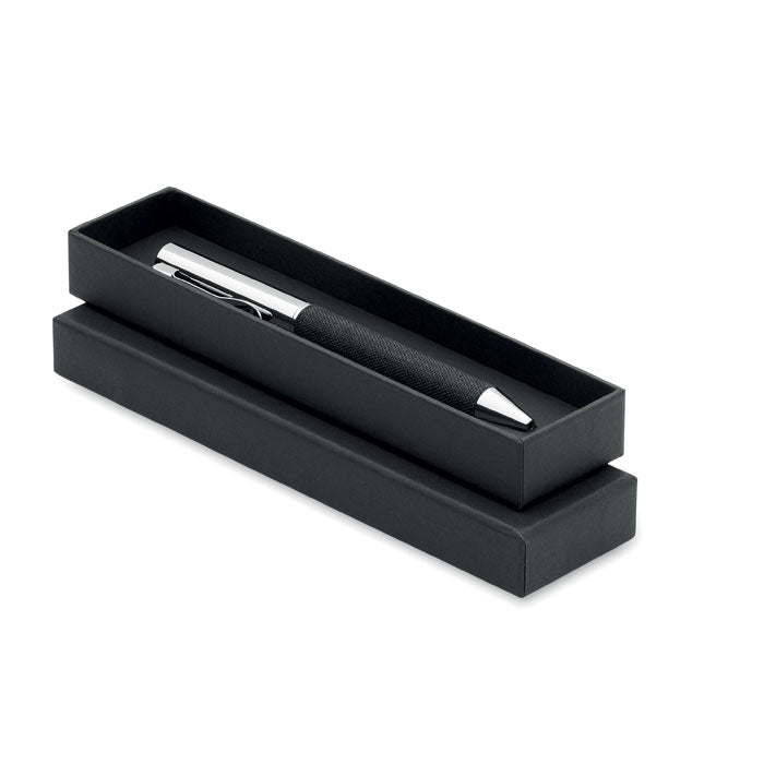 Branded metal twist pen in gift box
