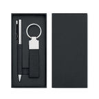 Branded Twist Pen and Keyring Gift Set without branding