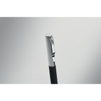 Branded Twist Pen and Keyring Gift Set in use