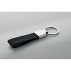 Branded Twist Pen and Keyring Gift Set in use
